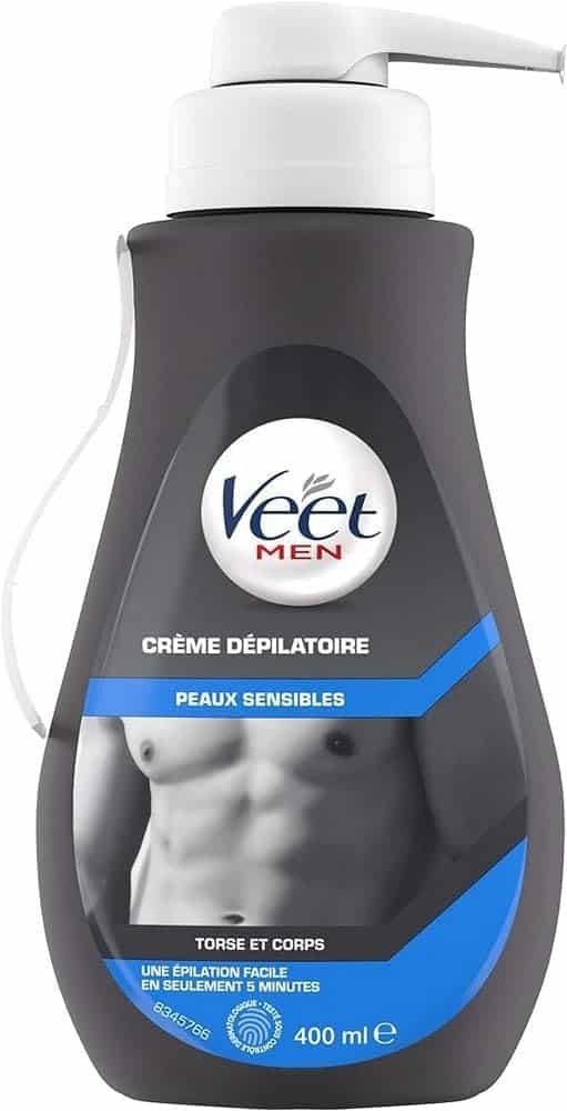 Veet hårborttagningskräm för känslig hud, 400 ml, för män