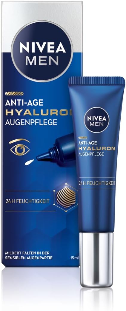 NIVEA MEN Hyaluron Przeciwzmarszczkowy krem pod oczy, 15 ml