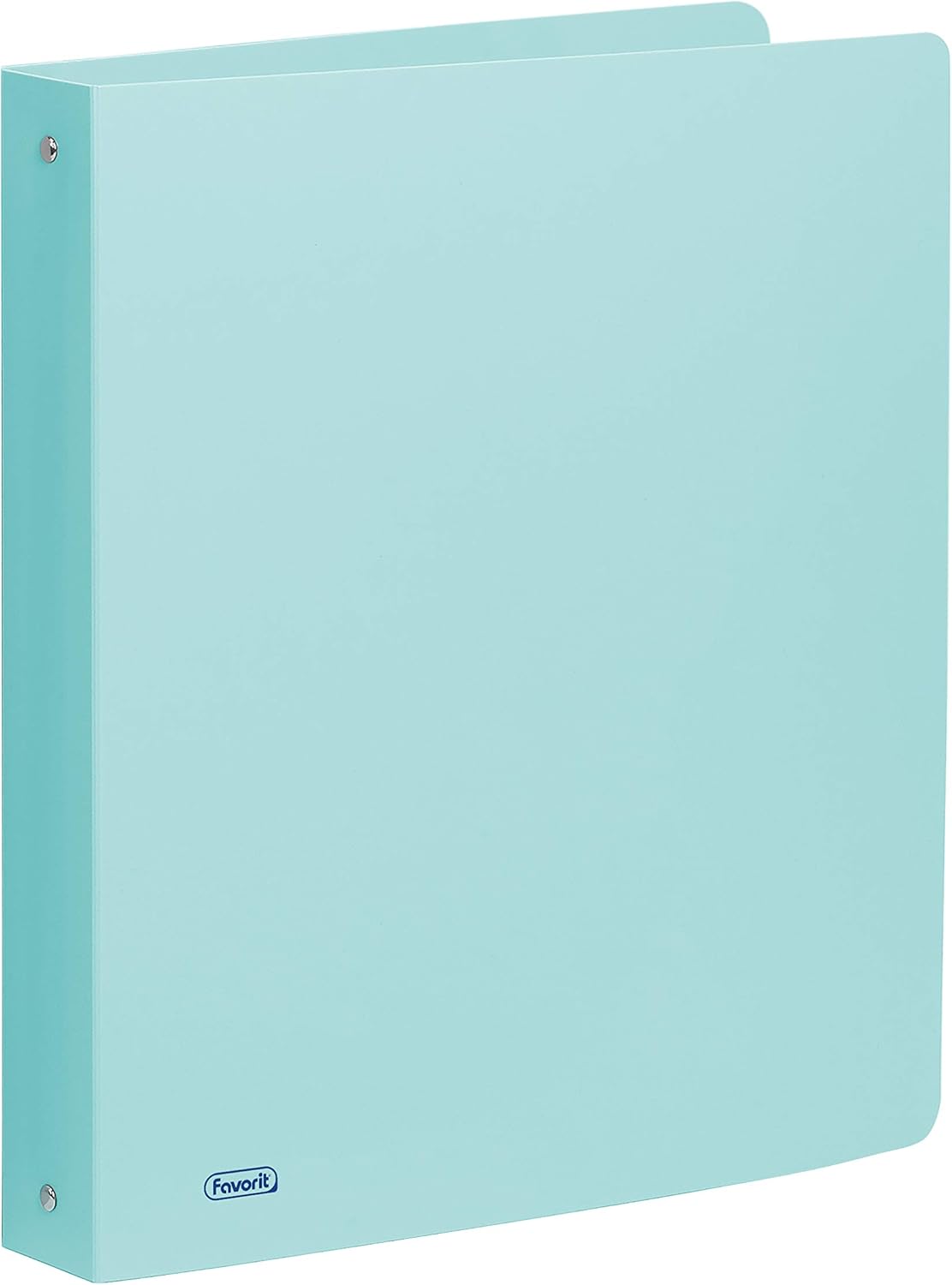Favorit - Archivador de polipropileno P@STEL, 22 x 30 cm, 4 anillas redondas de 30 mm, azul pastel