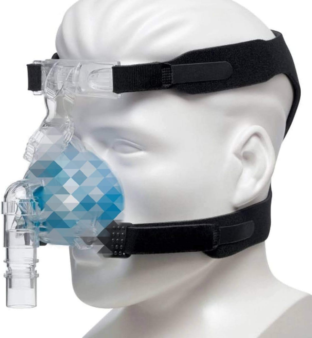 Organic Deal Universal CPAP-Huvudbandsrem- Ersättning för Philips Respironics-Huvudbonader och ResMed CPAP-Tillbehör- CPAP-Maskrem- CPAP-Huvudband Kompatibel med Många CPAP-Masker (Klämmor Ingår INTE)
