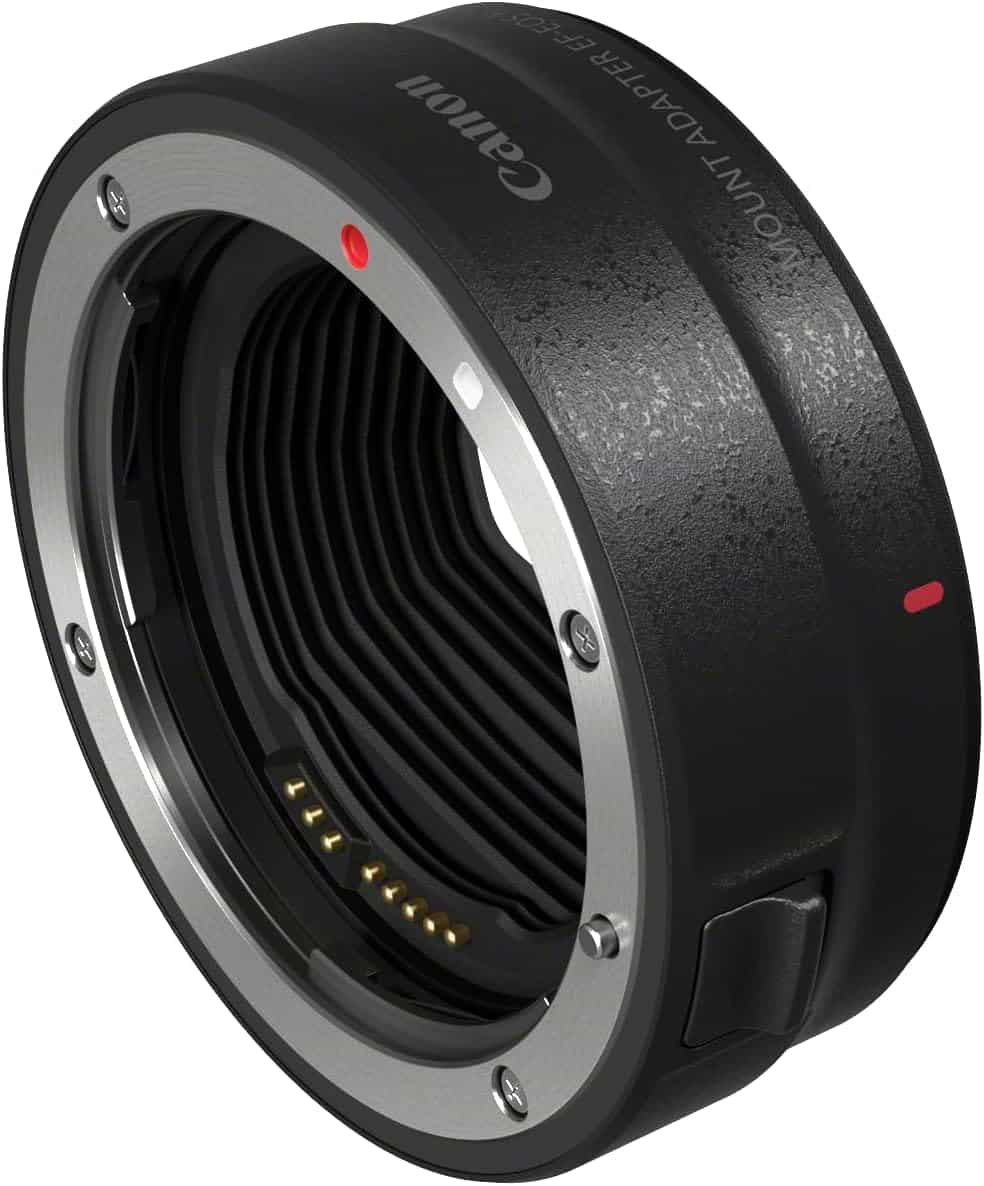 Canon EF-EOS R - Adaptor Montura para Objetivos EF y EF-S, Color Negro