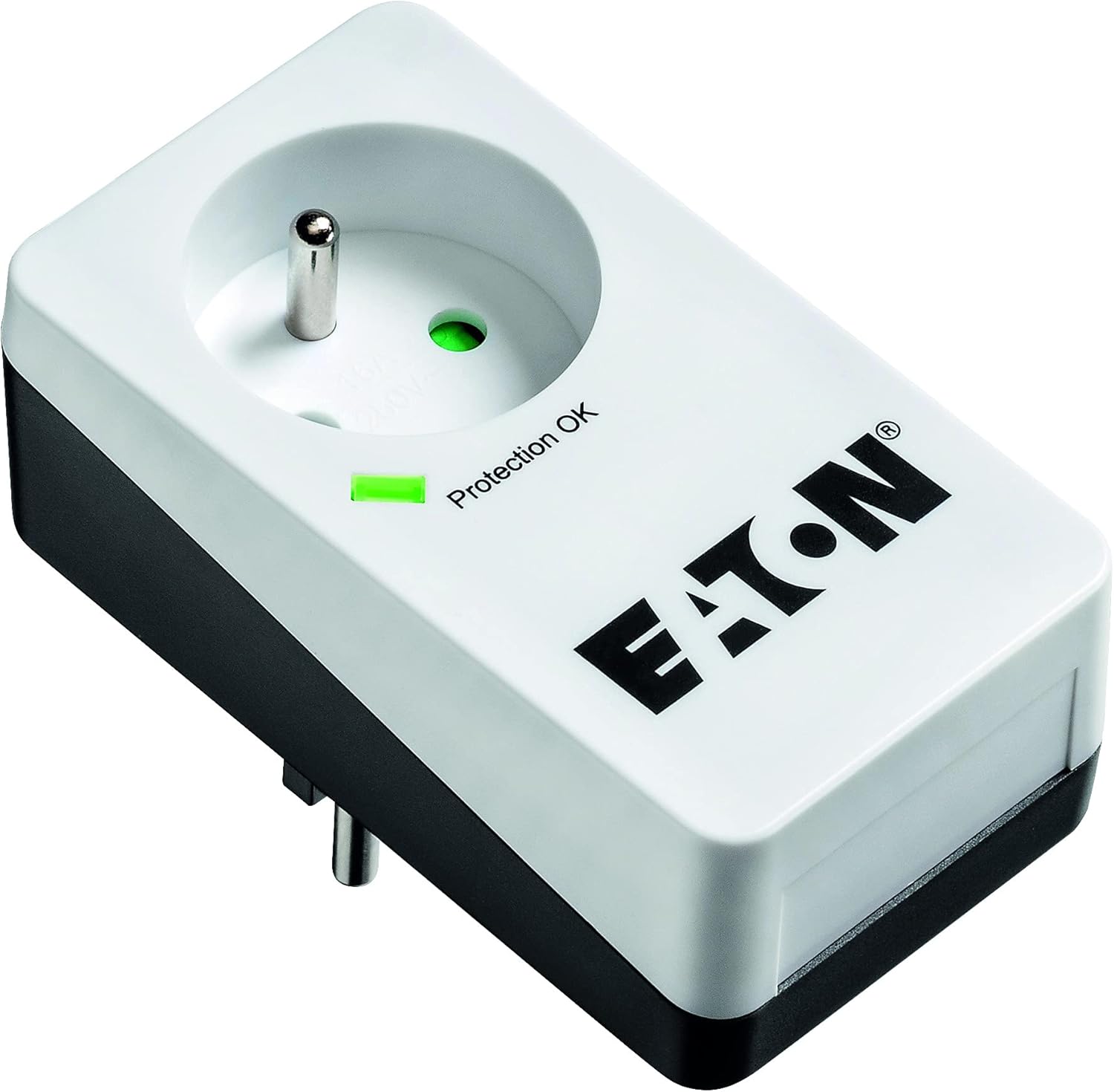 Eaton Multiprise/Parafoudre - Eaton Protection Box 1 FR - PB1F - 1 prise FR - Blanc & Noir