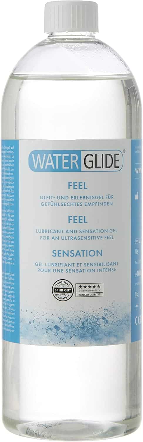 Waterglide Lubricant, Water Based Long-Term Effect, Various Fragrances, Effects and Areas of Application, 300 ml 4100463000000 1 L