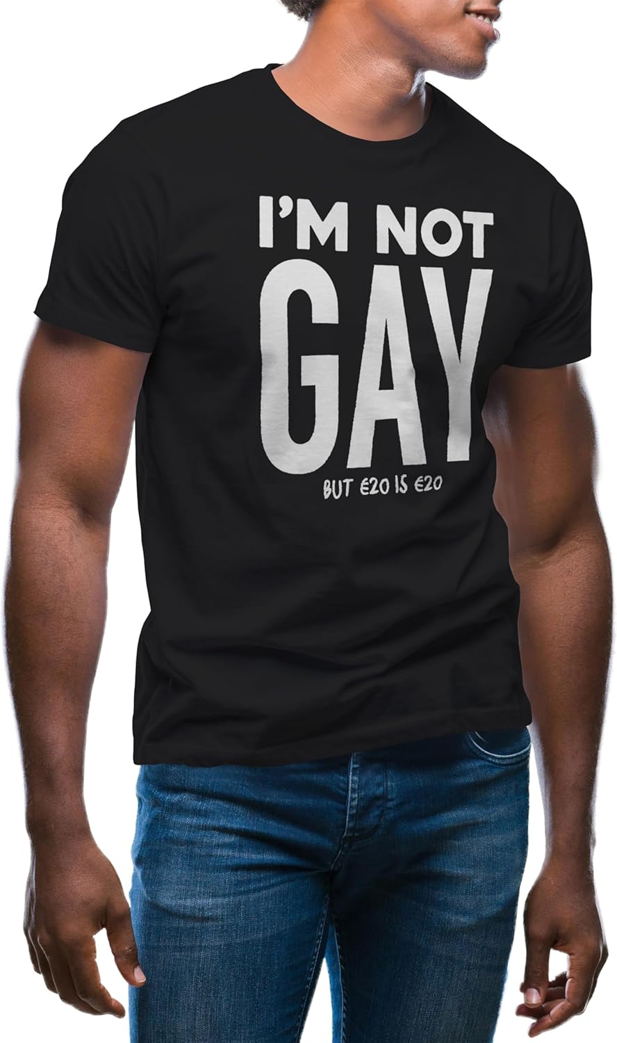 Trending I'm not Gay but 20 is 20 Euro T-shirt för män