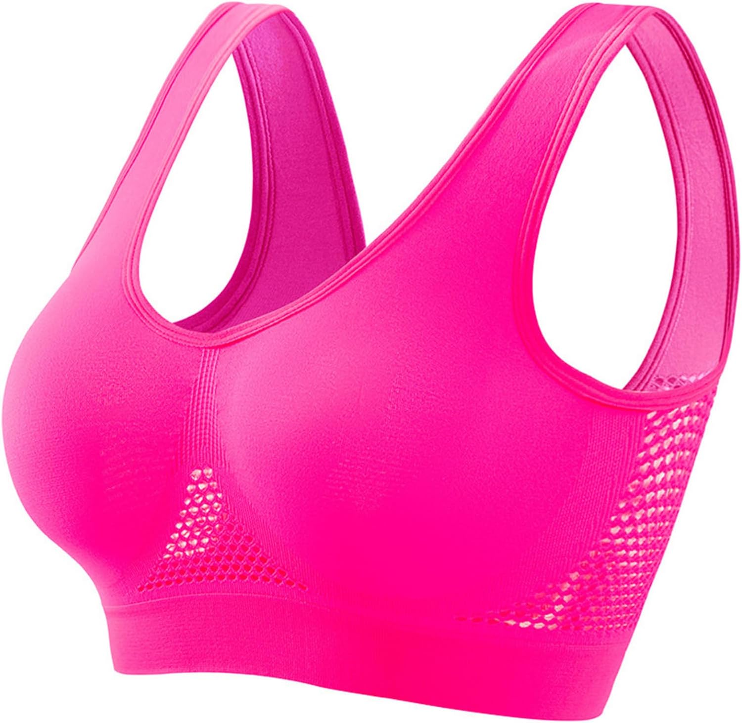 Damski Cienki Bezszwowy Cami Tank Wireless Top Biustonosz dla Kobiet Sport Athletic Yoga Running Top 2025 Modny Y2K