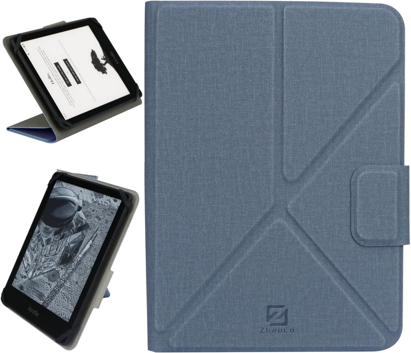 Funda Universal para 6.8'' Kindle Paperwhite 2021/7'' Colorsoft Signature Edition 2024/7'' Paperwhite 2024 - Azul
