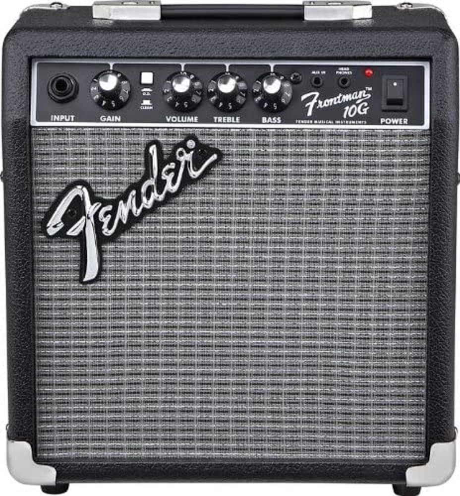 Fender Amplificador Frontman 10G Combo para Guitarra, Amplio Estudio Ideal para Guitarra Eléctrica
