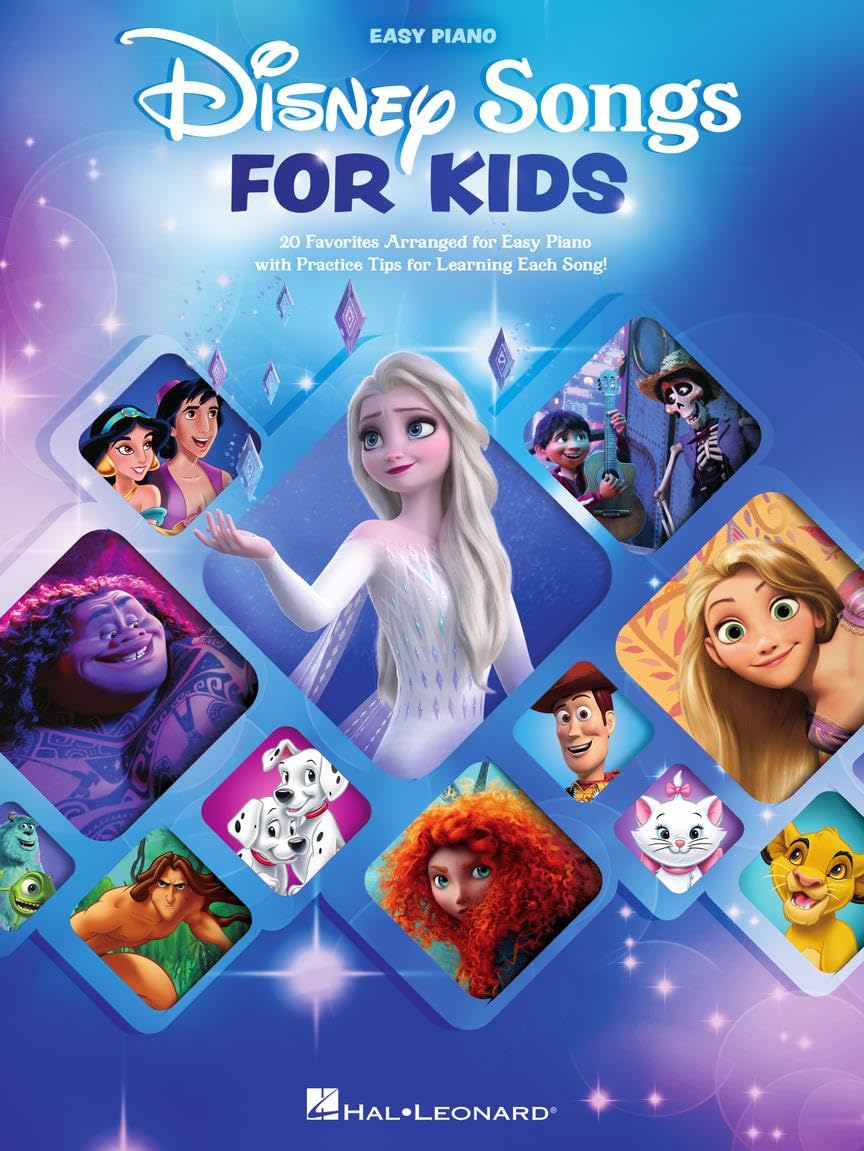 Disney Songs for Kids: 20 Favorites Arranged for Easy Piano