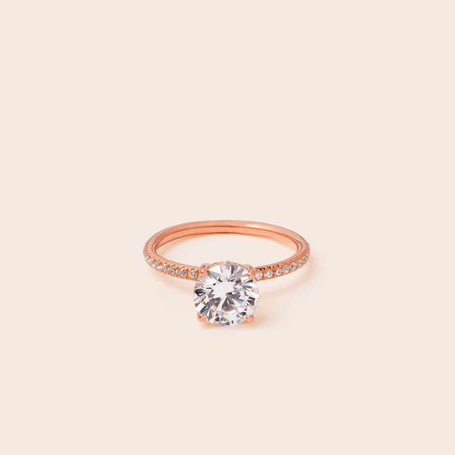MR241 925 silver Amelia Solitaire Ring
