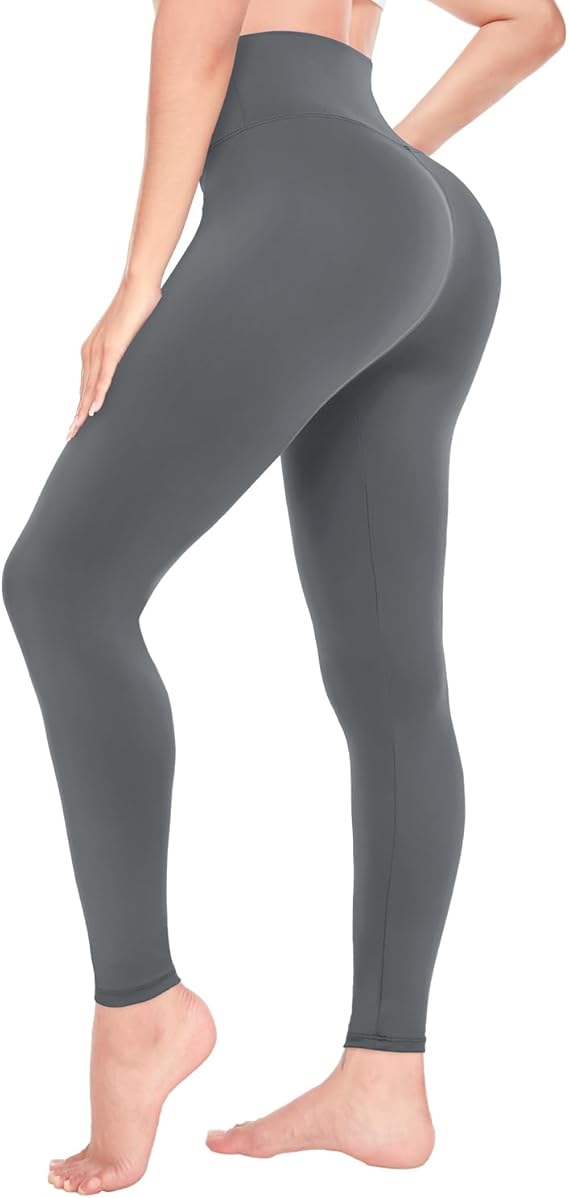 Lrauf Yoga Pants For Women Grey Medium RRP £10.99 NOW £5.99, UK