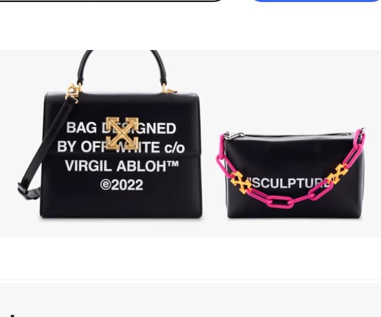 From Off-White Shop iconic bags with Authenticity Guarantee.