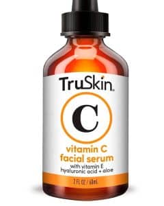 TruSkin Vitamin C Serum For Face Anti Aging Formula with Vitamin C Hyaluronic Acid Vitamin E Brightening Serum Improve Appearance of Dark Spots Tone Fine Lines Wrinkles 2 Fl Oz