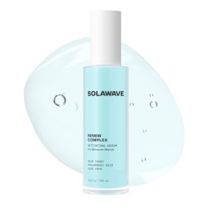 Solawave Renew Complex Serum for Face Neck | Boost the Effects of Facial Wand | Red Light Therapy for Face Microcurrent Facial Device for Anti Aging Skin Tightening