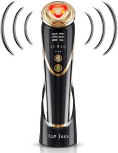 Radio Frequency Facial Machine with EMS Anti Aging Skin Tightening Rejuvenation Skin Care Eqipment Home Use5 in 1 Light Therapy for Wrinkles Lifting High Frequency Face Massager