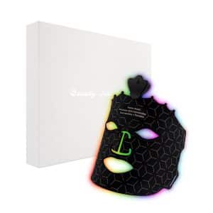 7 Color Red Light Therapy Mask LED Face Mask Light Therapy Red Light Therapy for Face Silicone Face Mask Skin Care at Home with Eye Protection Cushion for Anti Aging Wrinkles