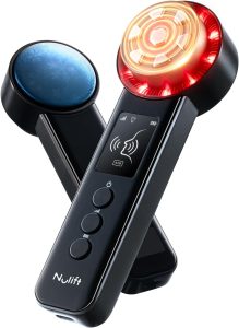 Radio Frequency Skin Tightening Device | 6 in 1 Home RF Face Beauty Device | Professional Facial Skin Tightening | Lifting | Wrinkle Reducing | Anti Aging | Depuff | Increase Absorptionwith Gel