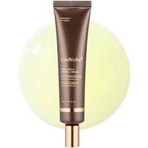 Medicube Deep Reviving Bakuchiol Retinol Facial Serum Anti Aging 4th Gen Retinol Bakuchiol Targets Fine Lines Uneven Skin Tone Blemish Scars Korean Skin Care Low Irritant 101 oz