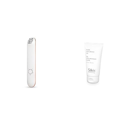 Silkn Anti-Aging Device - Titan Mini and Slider Gel - Wrinkle Reduction and Skin Tightening - Rejuvenates Skin on Smaller Face Areas - Cordless Use - Skin Care Device with LED