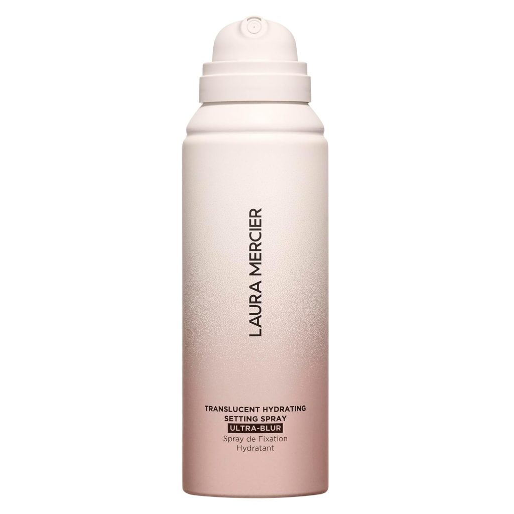 Laura Mercier Translucent Hydrating Setting Spray Ultra-Blur, Micro-Fine Blurring Face Mist, 24HR Shine Control, Natural Finish, Smudge & Transfer-Proof, Infused with Hyaluronic Acid + Niacinamide