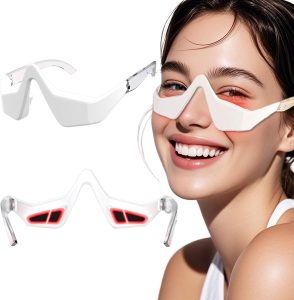Red Light Therapy for Under Eyes Eyelift Toner Device for Dark Circles Puffiness Eye Bags Wrinkles Fine Lines Wearablee Eye Care Massager
