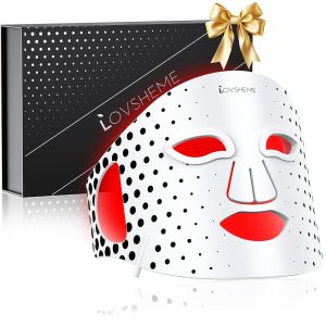 Red Light Therapy Mask for Face 3 Light Modes Ultra Soft Comfort Precise wavelength Professional LED Face Mask Light Therapy for Skin Rejuvenation Anti Aging Acne Treatment Home Use