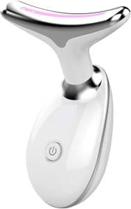 Facial and Neck Massager Multi Mode Adjustabl Facial Shaping Tool Can Be Used with Lotion to Improve Skin Condition White