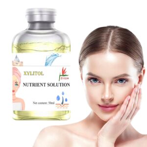 Skin Care Oxygen Facial Machine Essence Oxygen Device for Skin 169 floz Xylitol Nutrient Solution Yellow Hydration Keep Soft Elasticity Anti Aging Wrinkle Beauty Care Home Use