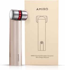 AMIRO HydraGlow Booster Facial Device Skin Firming Radiance Enhancing Works with PDRN Serum Portable at Home LED Beauty Device