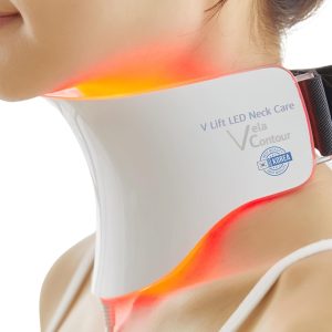LED Red Light Therapy Neck Mask Glowing Skin Anti Wrinkle Anti Aging Smoother Firmer Neck Skin Care at Home Made in SKorea