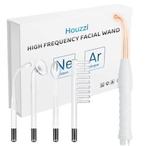 High Frequency Wand Portable Facial Device with 4 Different Tubes