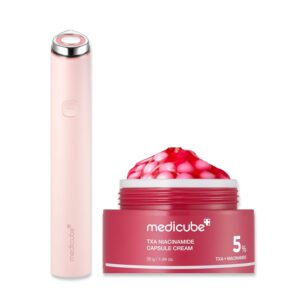 medicube Everyday Easy Glow Duo for After Spot Care Use Mini Booster Pro Pink and TXA+Niacinamide Capsule Cream
