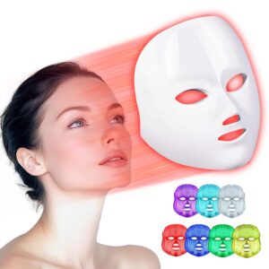 Yahi Red Light Therapy Mask for Face 7 1 Colors LED Facial Skin Care Mask Led Face Mask Light Therapy