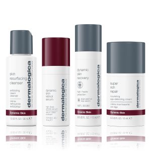Dermalogica Skin Aging Solutions Kit Anti Aging Skincare Set Includes Face Cleanser Serum Moisturizer with SPF and Cream Travel Size