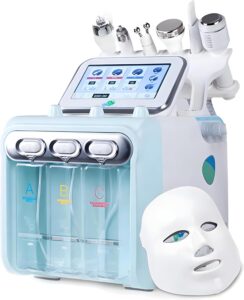 7 in 1 Facial Care Machine Multifunctional Face Device with Vacuum Jet Hydration Exfoliation and Deep Pore Cleaning for Home and Beauty Salon Use