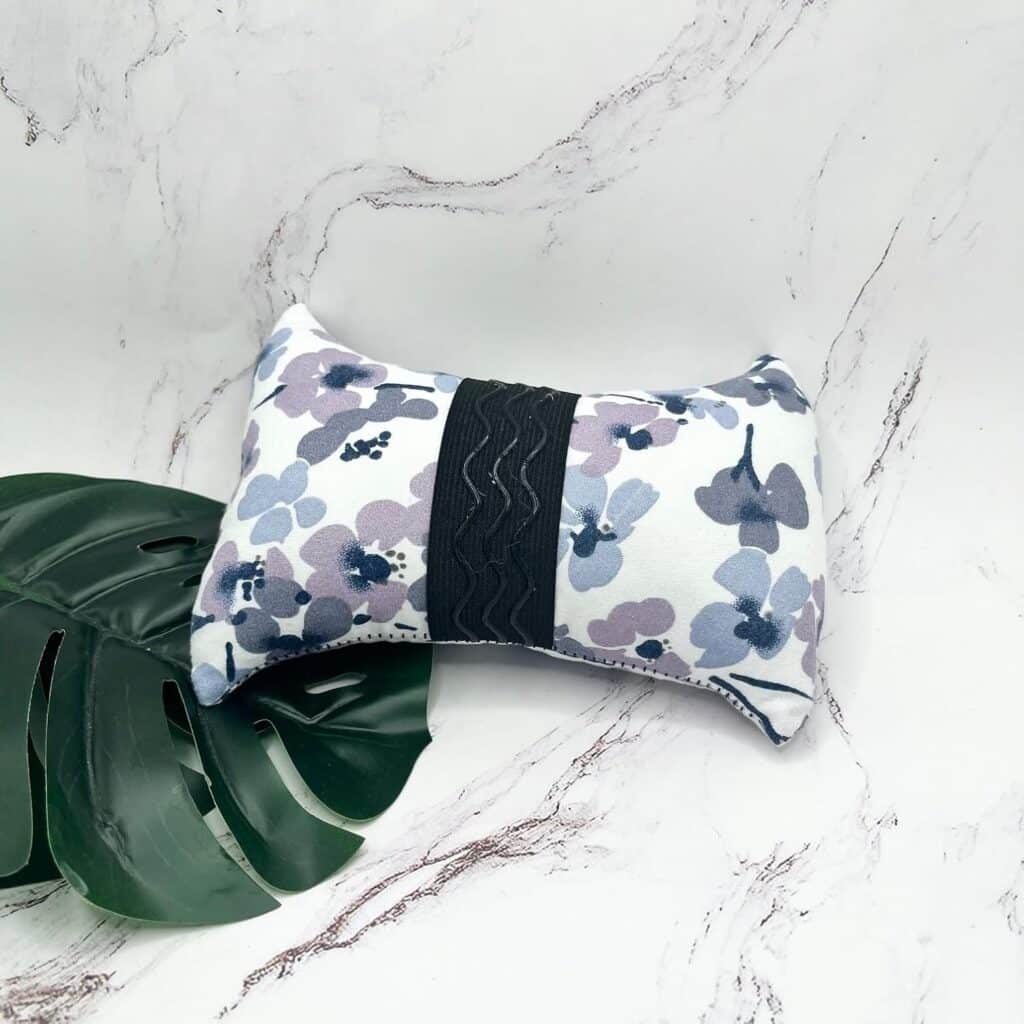 Strapless Handcrafted in The USA Breast Pillow for Woman Side Sleeper Chest Relief Pillow While Sleeping with Anti Aging in Wrinkle Prevention (Cotton Support Pillow Flowers)