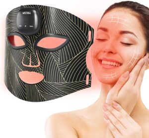 Red Light Therapy Mask for Face FDA Cleared 400 850nm LED Red Near Infrared Light for Skin Rejuvenation 8 Skin Care Modes Home Beauty Device Relaxing Birthday Mothers Day Gifts for Women