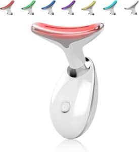 Red Light Therapy for Face and Neck Facial Massager for Face and Neck 7 Color Face Neck Massager for Skin Care at Home Face Tool for Skin Care