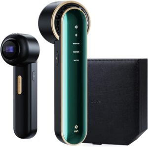 JOVS Blacken PRO Skincare Device for Face Facial Beauty Device for Skin Rejuvenation Spot and Blemish Lightening Ice Cooling Contact | 3 Modes Green