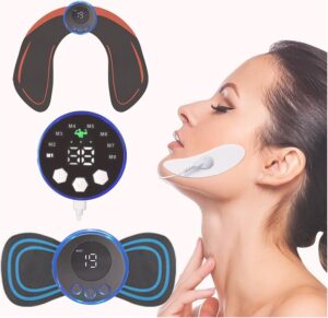 2 FaceFace Evolution Stimulator Transcutaneous Electrical Aesthetic PurposesS EMS Buttocks Toner Face Muscle Stimulator Neck Massager Home Workout Equipment