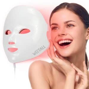 8 Color Red Light Therapy Mask FDA Cleared LED Facial Mask for Skin Care Red Blue Light for Face 150 LED Lights Beauty Care Device for Women Mom Wife at Home Office SP FM 01